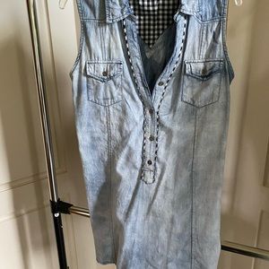 Short jean dress summer